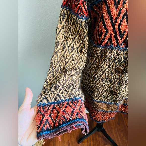 COLDWATER CREEK Multi pattern cardigan sweater - Picture 6 of 9